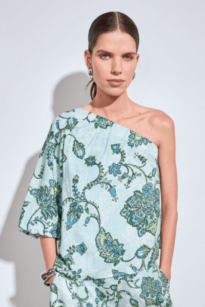 Pearl Top | Fern Paisley