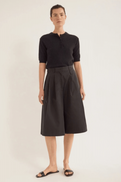 Verner Antique Twill Cotton Short | Coals