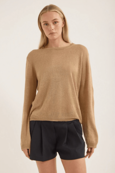 Orlon Linen Sweater | Cafe