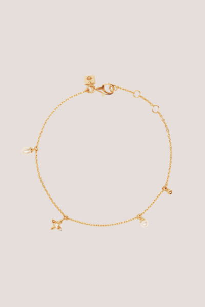 18k Gold Vermeil Live in Peace Bracelet