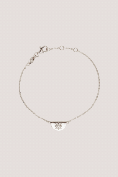 Sterling Silver Lotus of Hope Bracelet