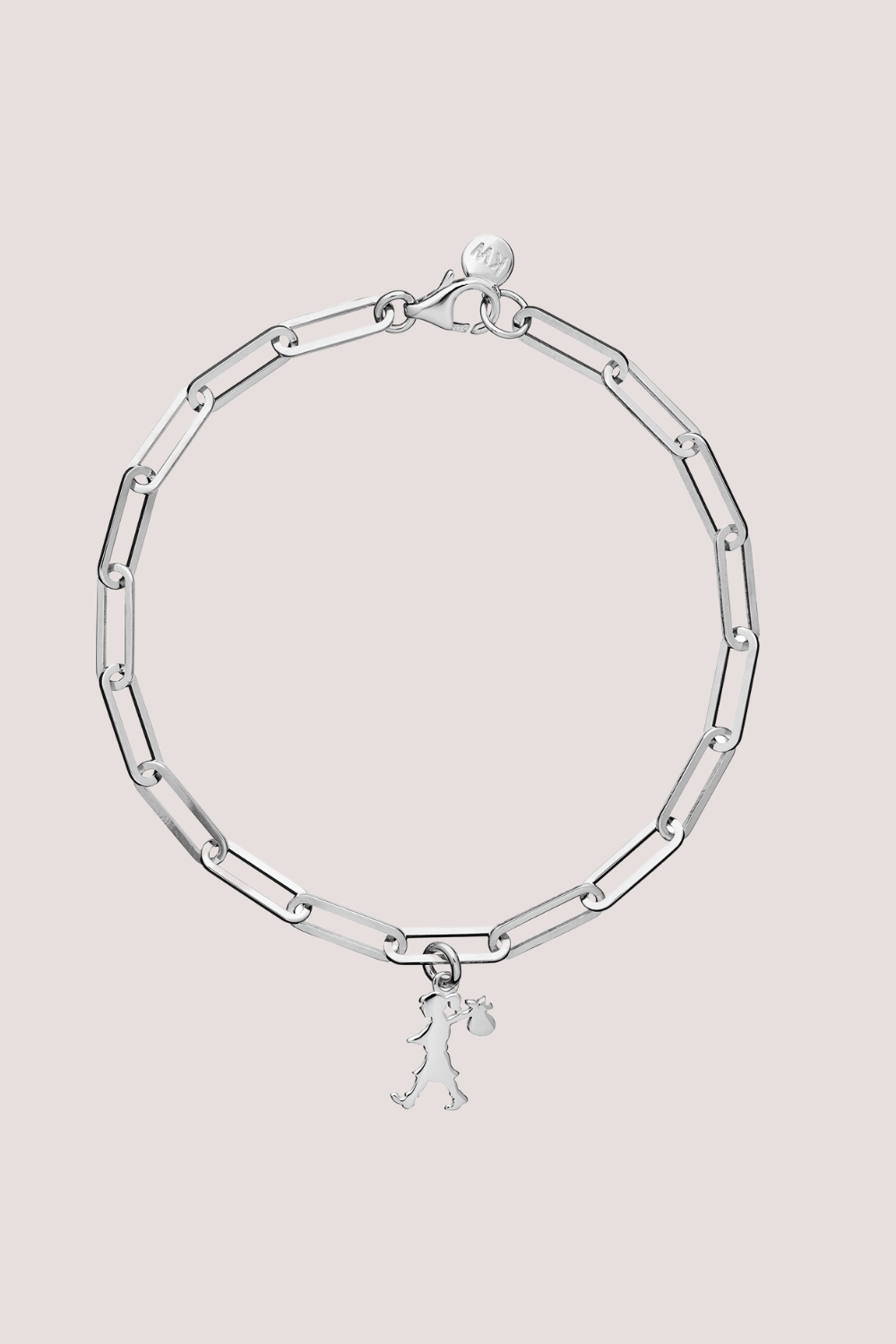 Runaway Girl Charm Bracelet 19.5cm | Silver