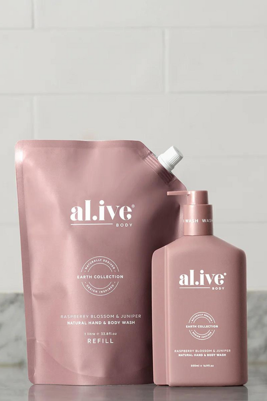 1 Ltr Wash Refill - Raspberry Blossom & Juniper