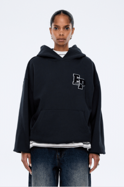 Cassie Oversized Hoodie | Washed Midnight