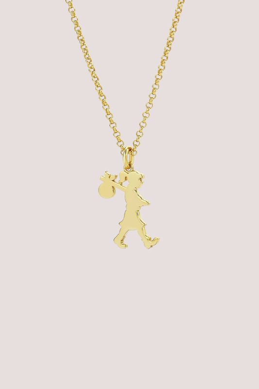 Small Runaway Girl Necklace | Gold Plated