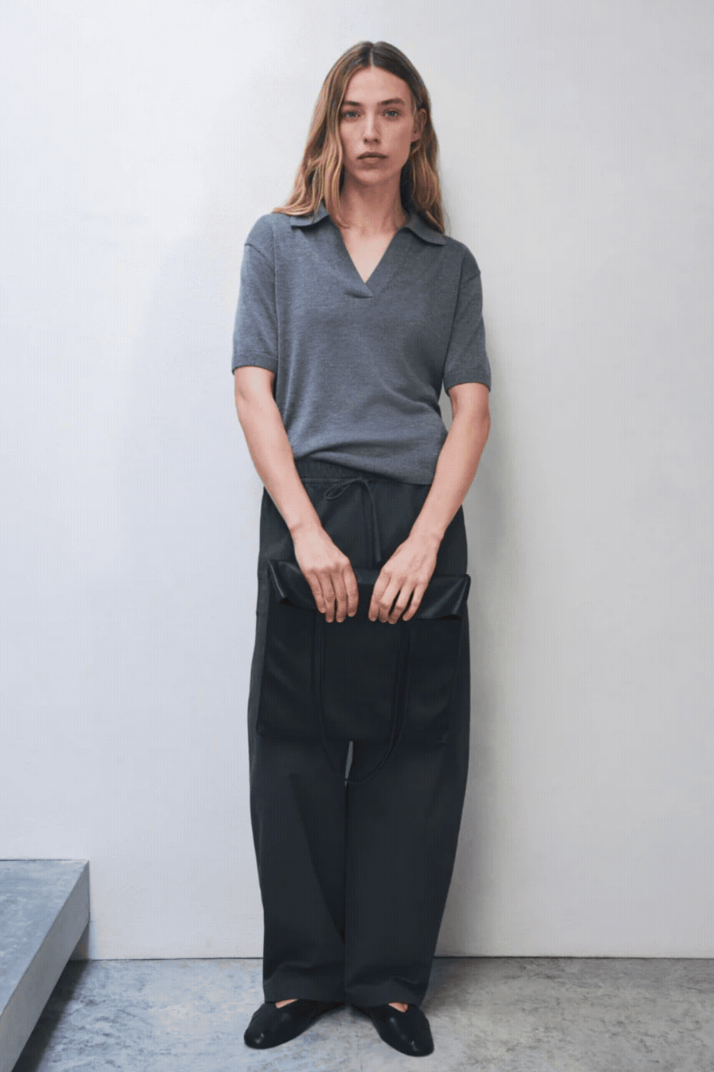 Mira Polo | Dark Grey Marle