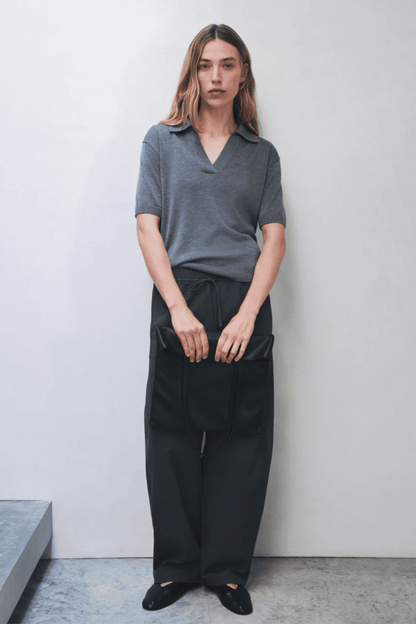 Mira Polo | Dark Grey Marle