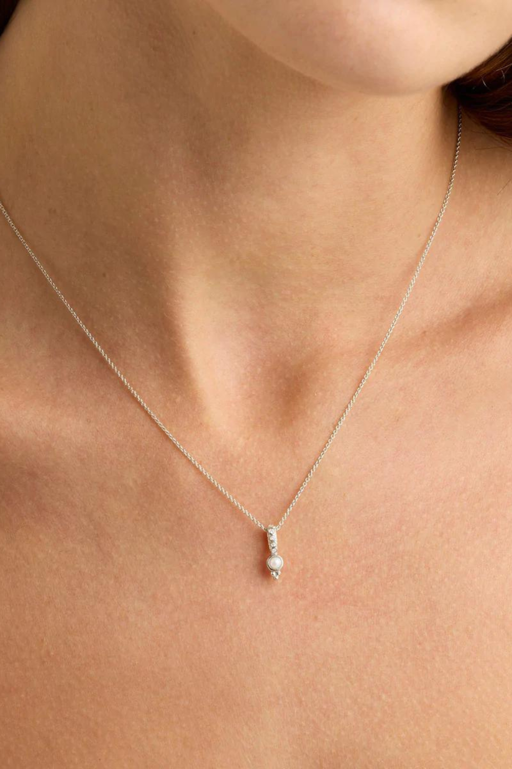 Like The Sky Pearl Pendant | Silver