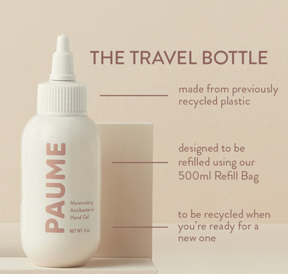 Paume Moisturising Anti-Bacterial Travel Bottle 3oz