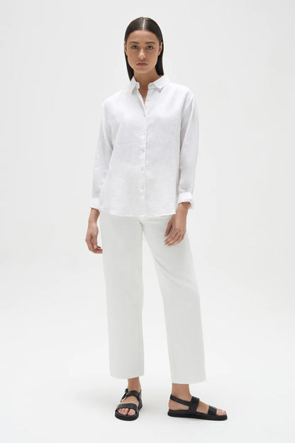 Xander Long Sleeve Shirt - White