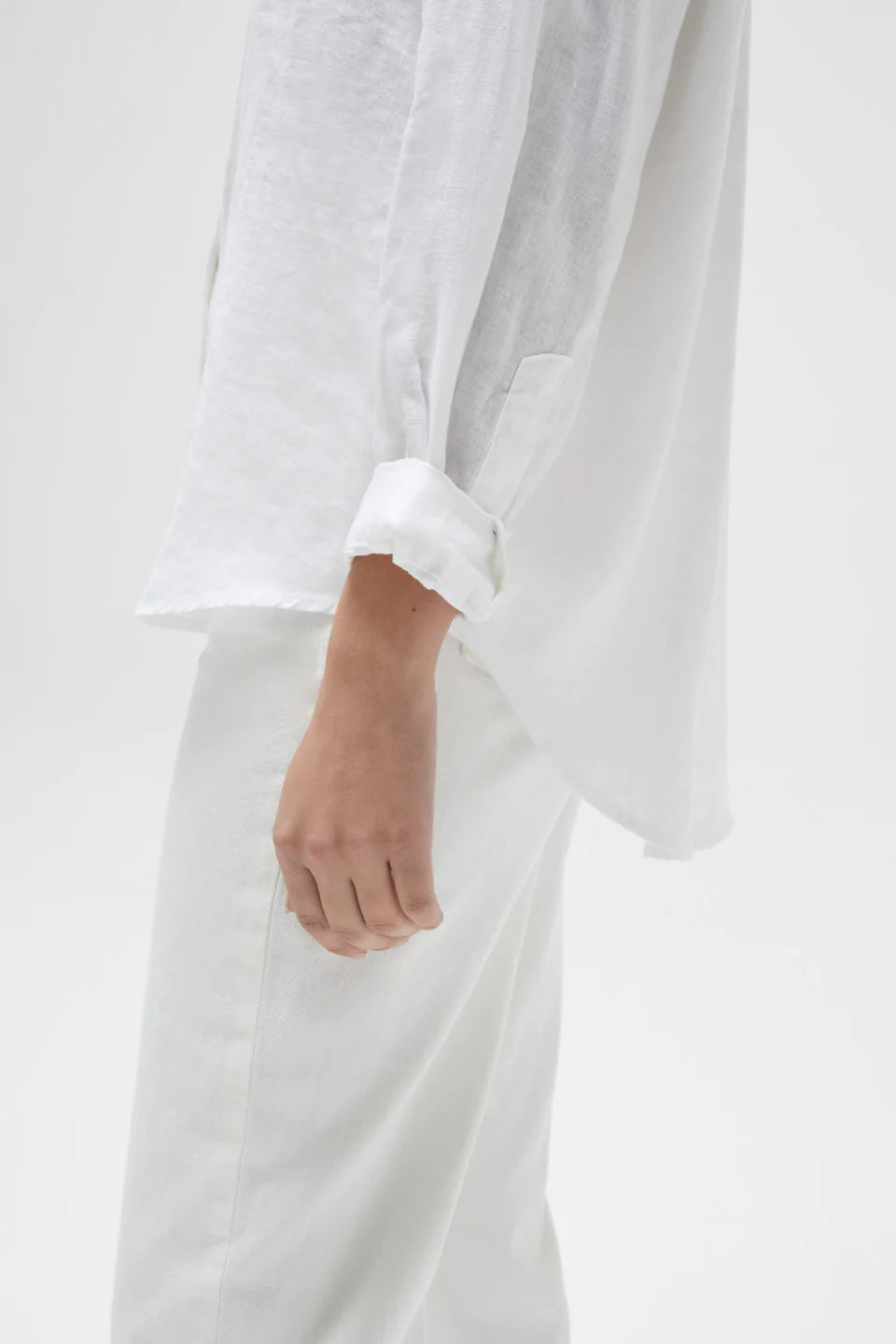 Xander Long Sleeve Shirt - White